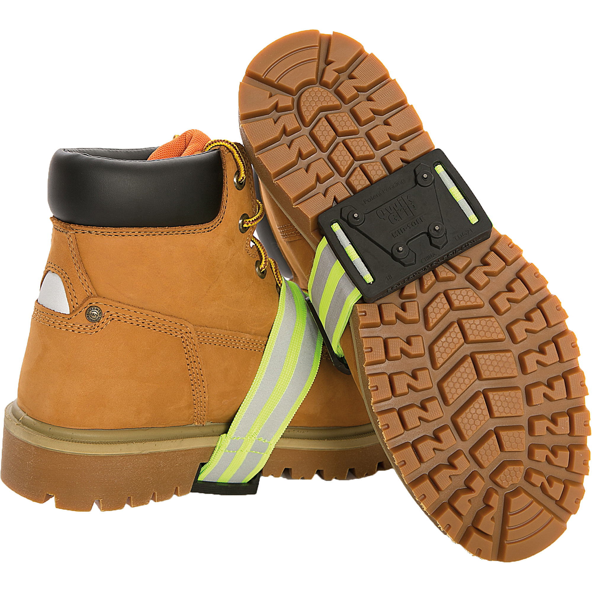 Aide à la traction mi-semelle Quick Grip, Carbure de tungstène, Traction Crampon, Taille unique