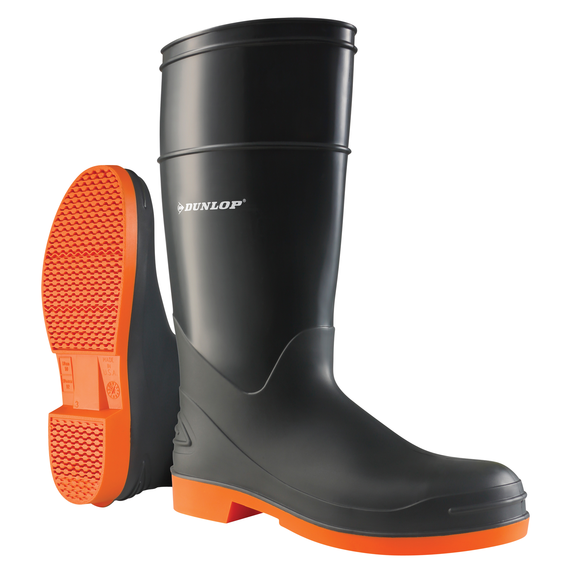 Bottes 16" SureFlexMC, PVC nitrile, Embout Acier, Pointure 13, Semelle Résistant aux perforations