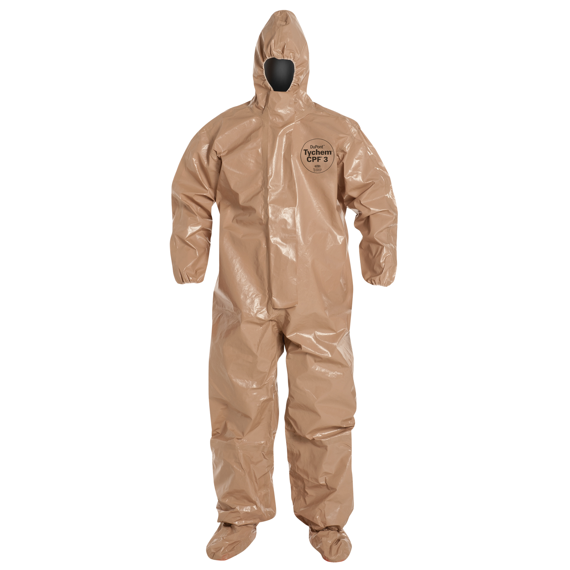 Combinaison de protection TychemMD 5000 avec capuchon, Grand, Brun
