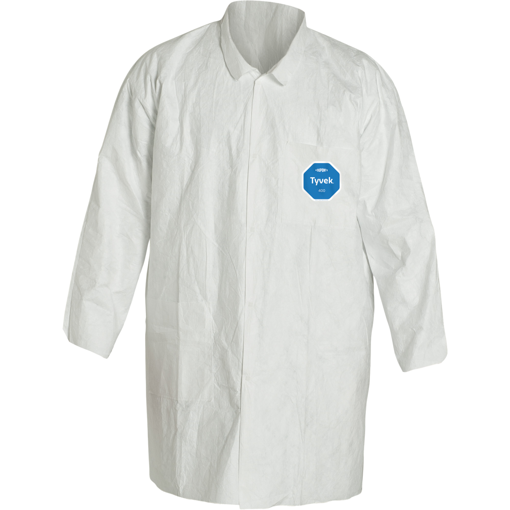 Sarrau de laboratoire, TyvekMD 400, Blanc, T-Grand