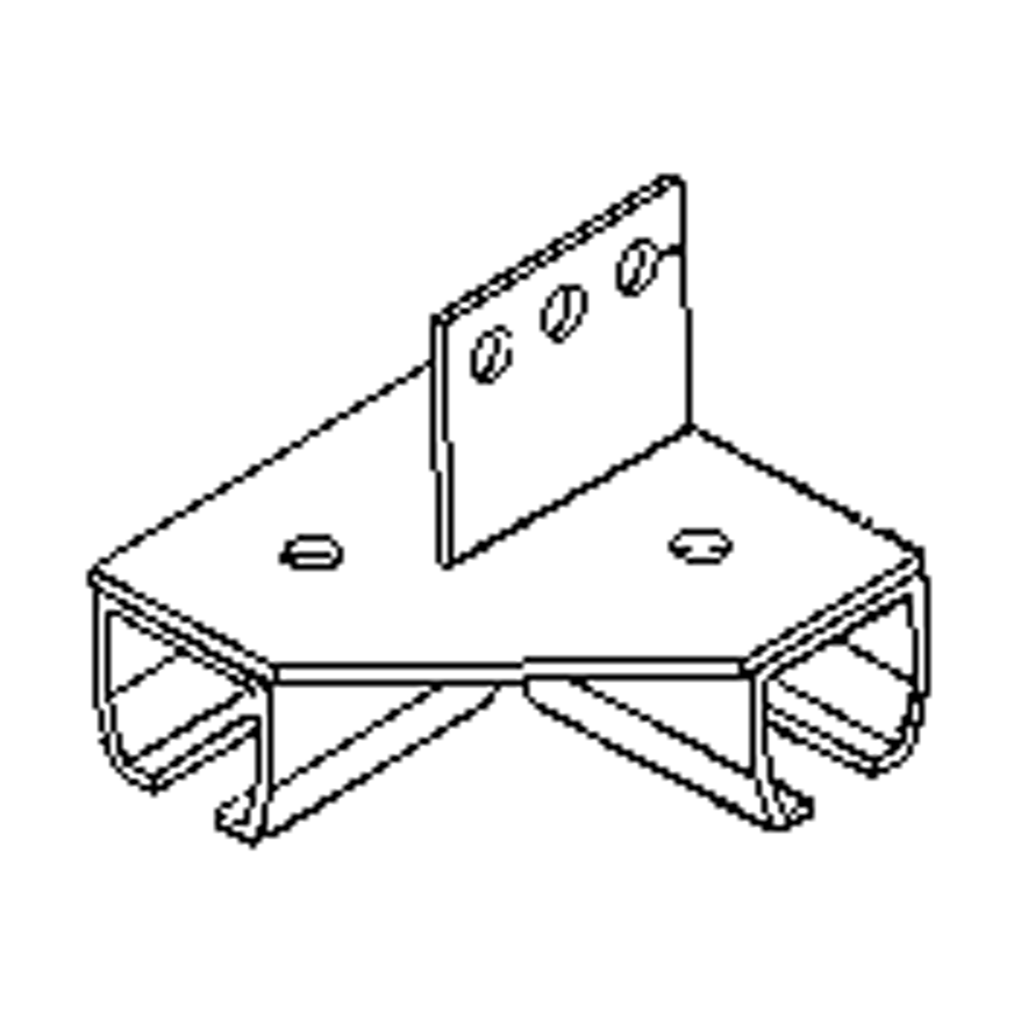 Raccord pour joint d'angle de 90° pour murs-rideaux montés sur poutre