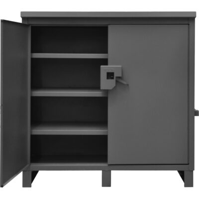 Armoire de chantier verrouillable, Gris