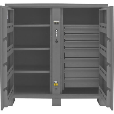 Armoire de rangement pour le chantier, Acier, 59 pi³, Gris