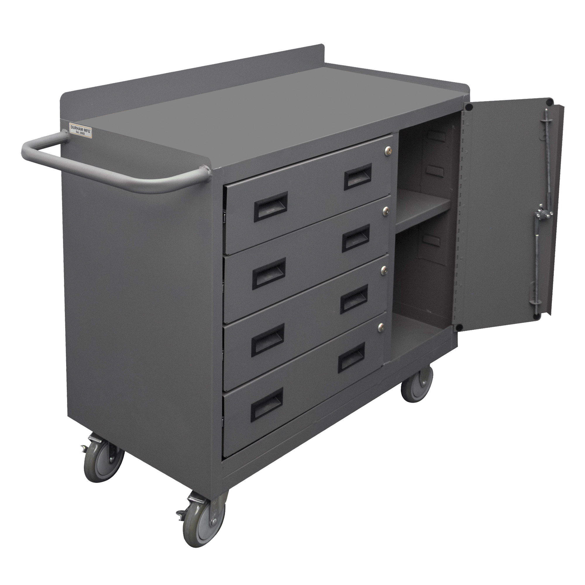Armoire d'établi mobile, Acier Surface