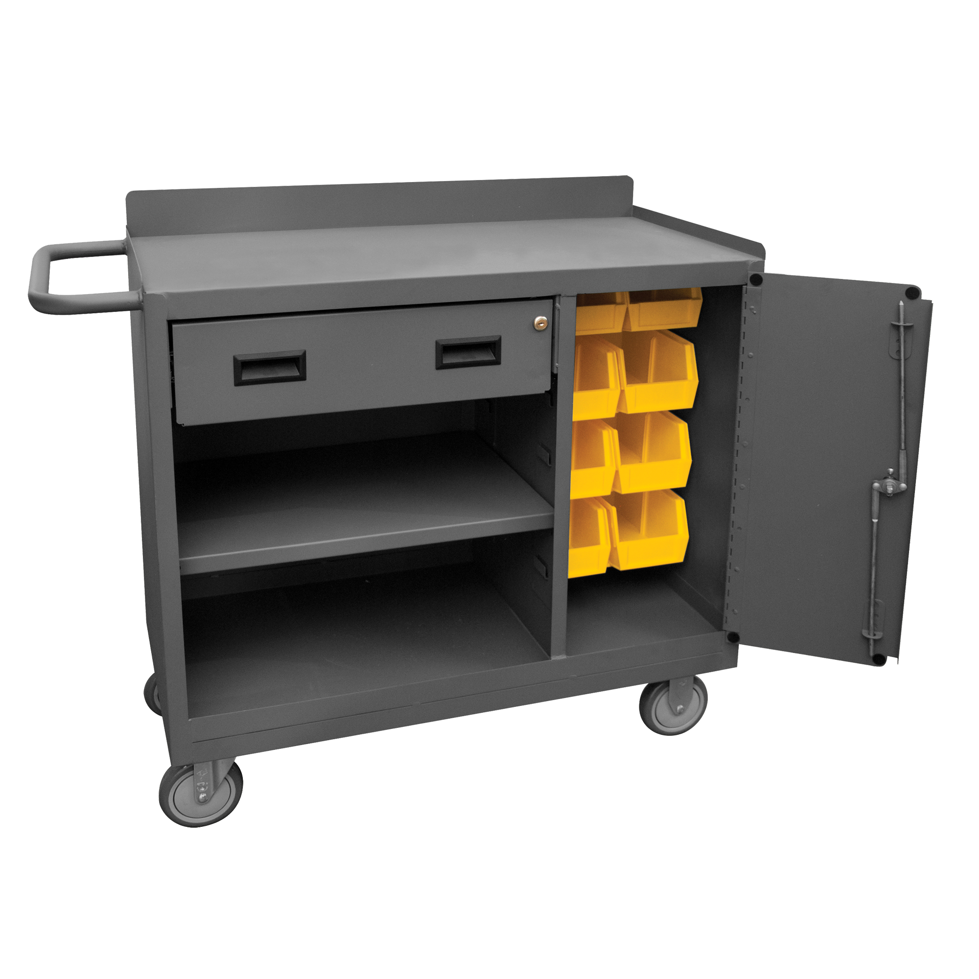 Armoire d'établi mobile, Acier Surface