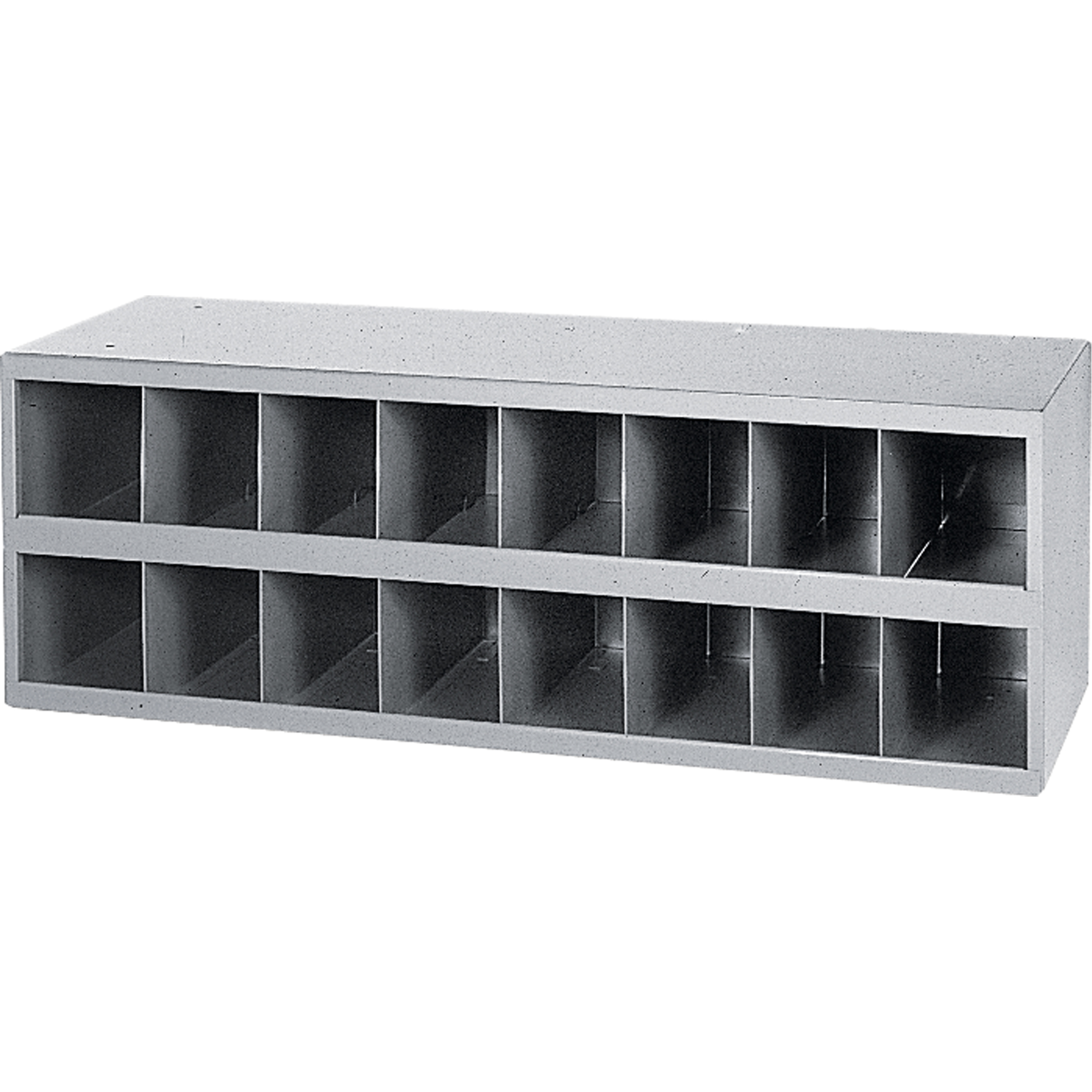 Armoires pour bacs de rangement en acier, 33-3/4" la x 12" p x 11-1/2" h, Gris