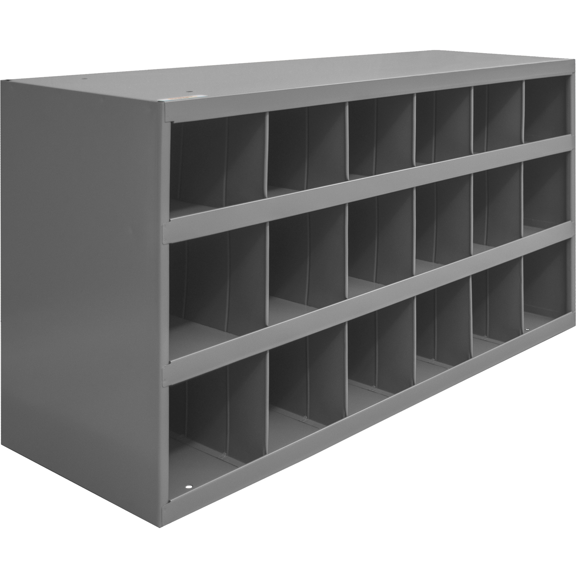 Armoires pour bacs de rangement en acier, 33-3/4" la x 12" p x 19-1/4" h, Gris
