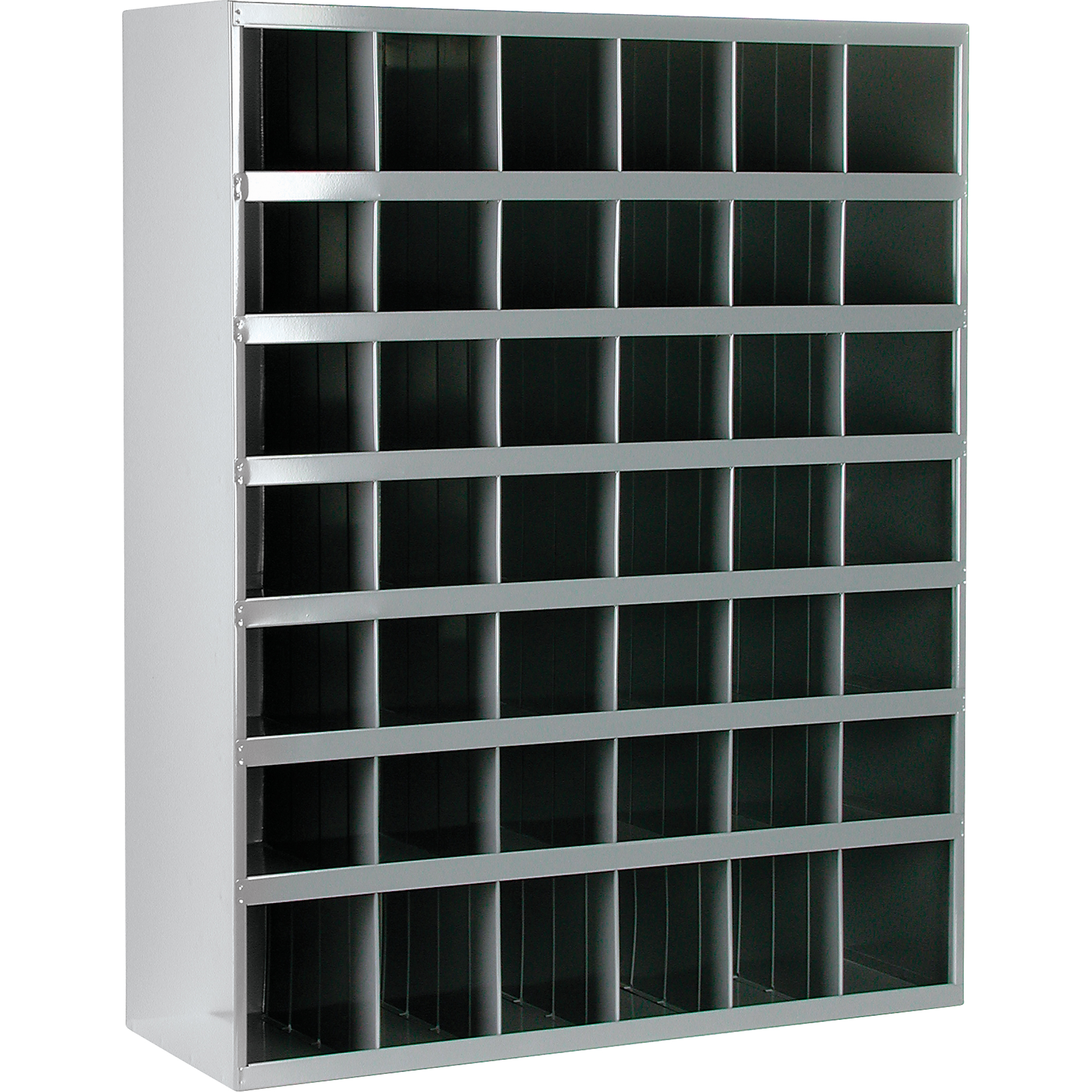 Armoires pour bacs de rangement en acier, 33-3/4" la x 12" p x 42" h, Gris