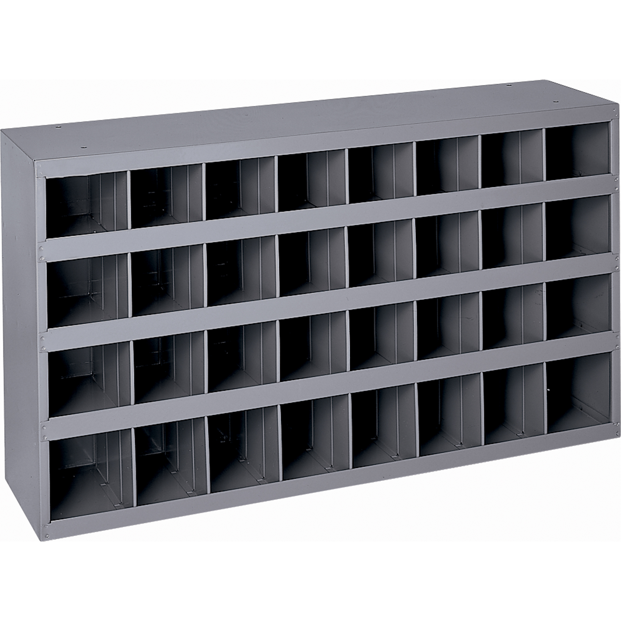 Armoires pour bacs de rangement en acier, 33-3/4" la x 12" p x 19-1/4" h, Gris