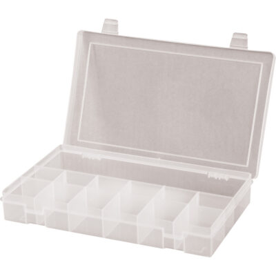 Boîtes à compartiments compactes, 6,75" la x 11" p x 1,75" h, 13 compartiments