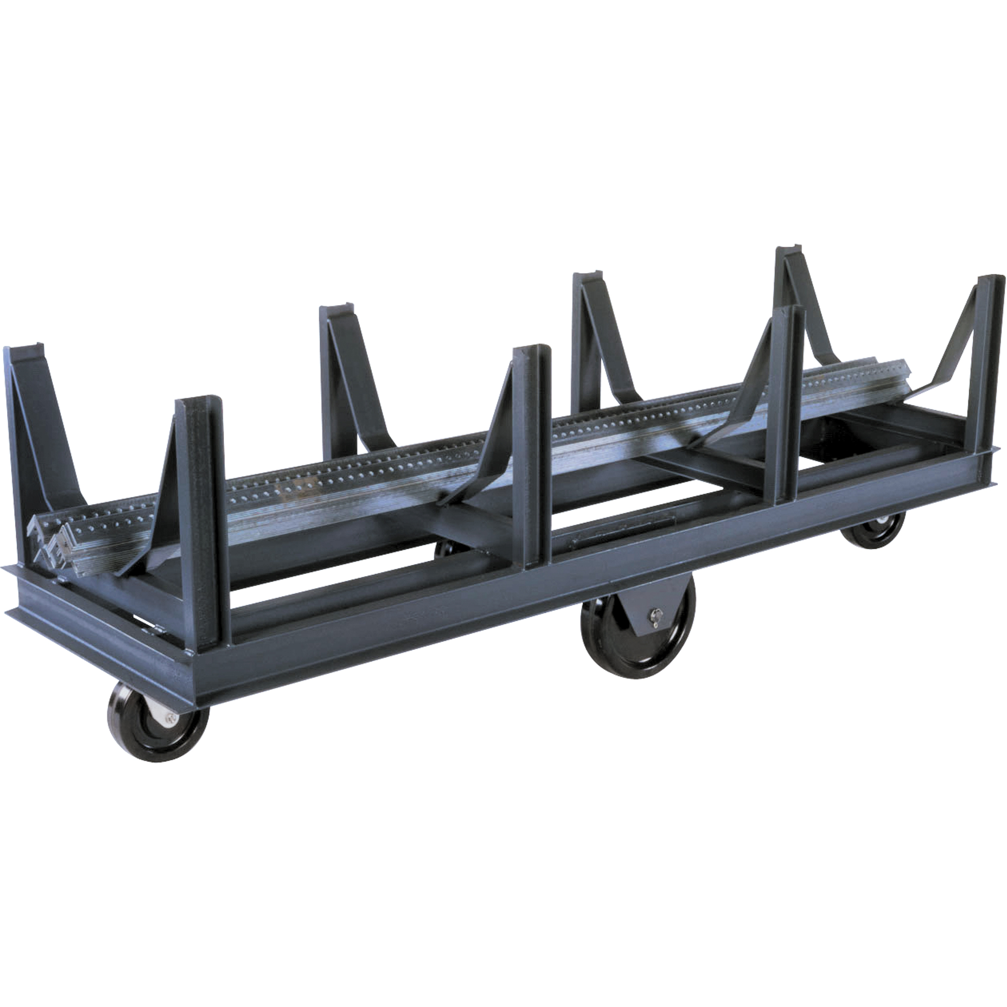Chariot à berceaux, 96" lo x 28" la x 29" h, Capacité de 10 000 lb, Roue Phénolique