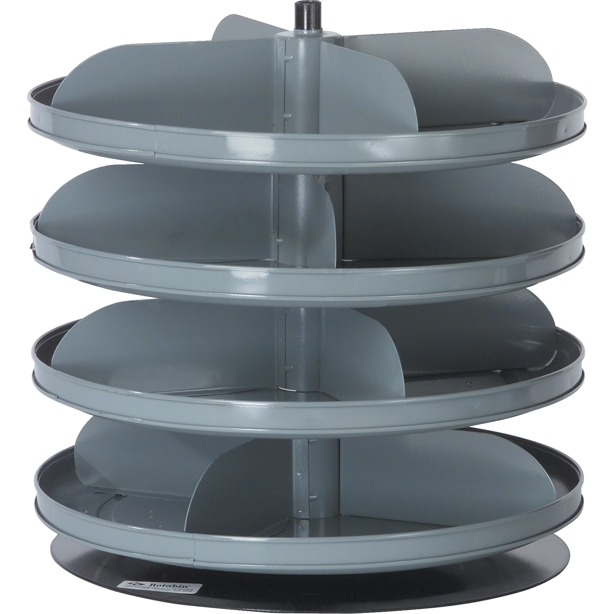 Modules de stockage RotabinMD, 60 lb Capacité par niveau, 10 Niveau(x), 42-1/8" ha x 17" dia