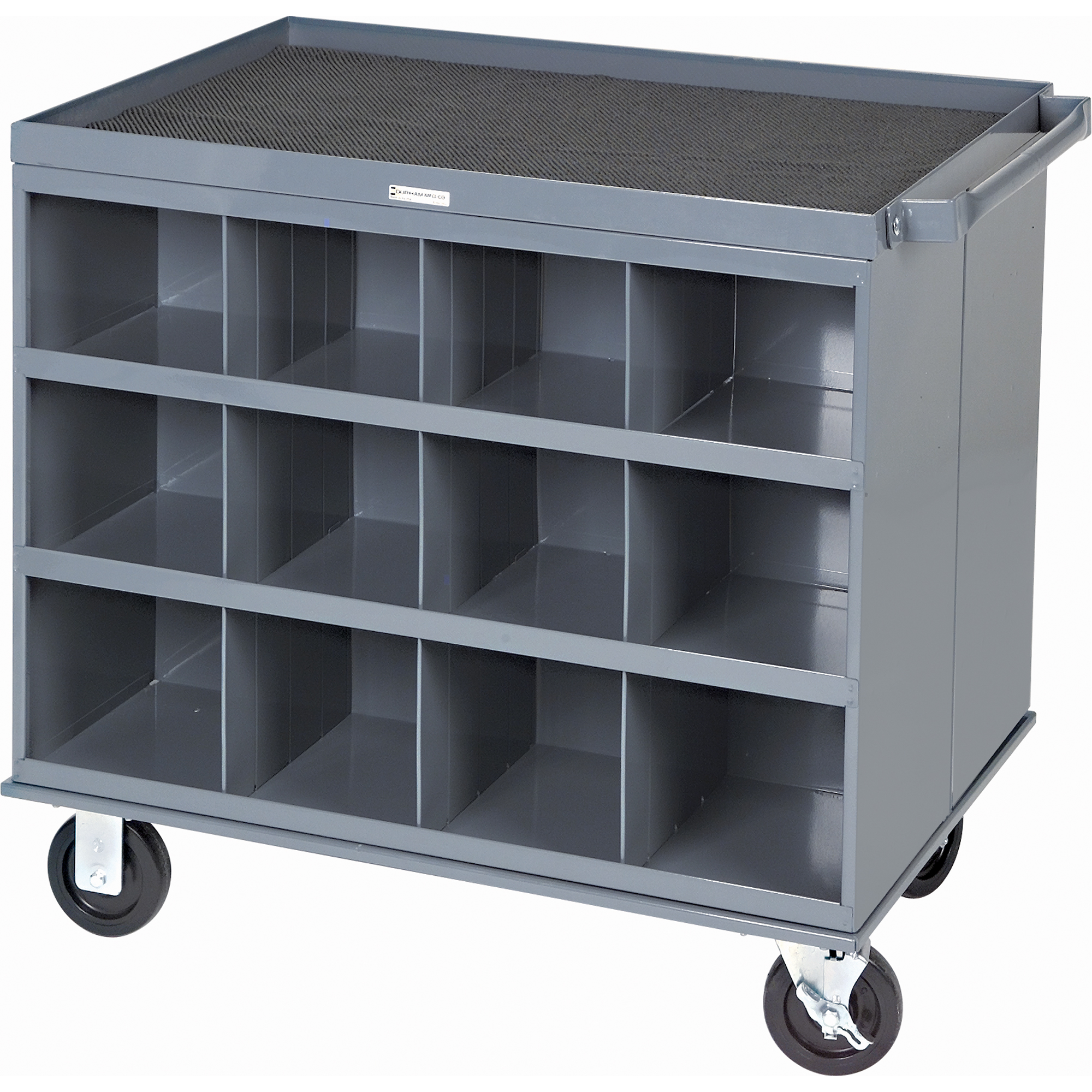 Postes/chariots de travail robustes à 2 côtés, 1000 lb Capacité, 34" x la, 32" x ha, 24" p, Entièrement soudé
