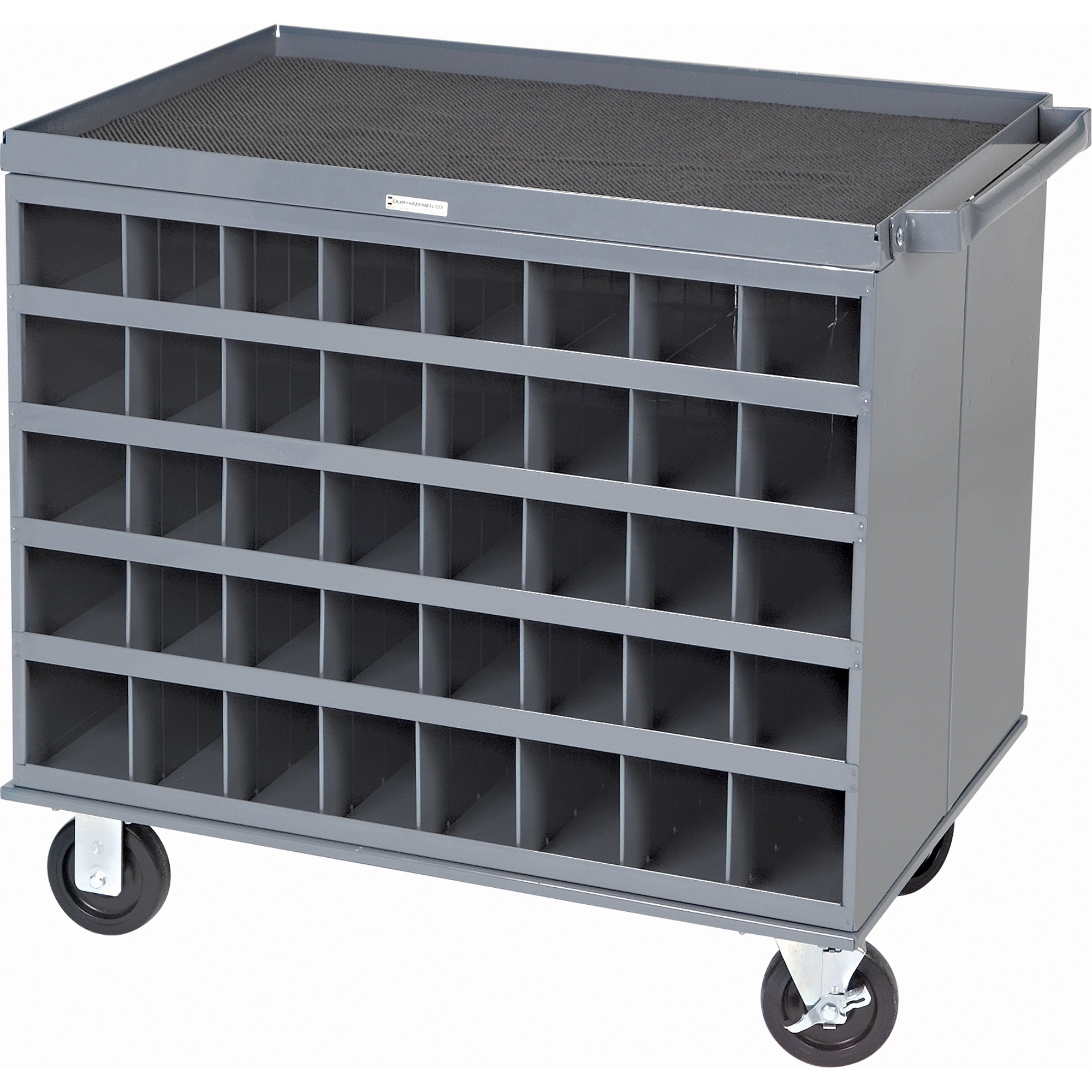 Postes/chariots de travail robustes à 2 côtés, 1000 lb Capacité, 34" x la, 32" x ha, 24" p, Entièrement soudé