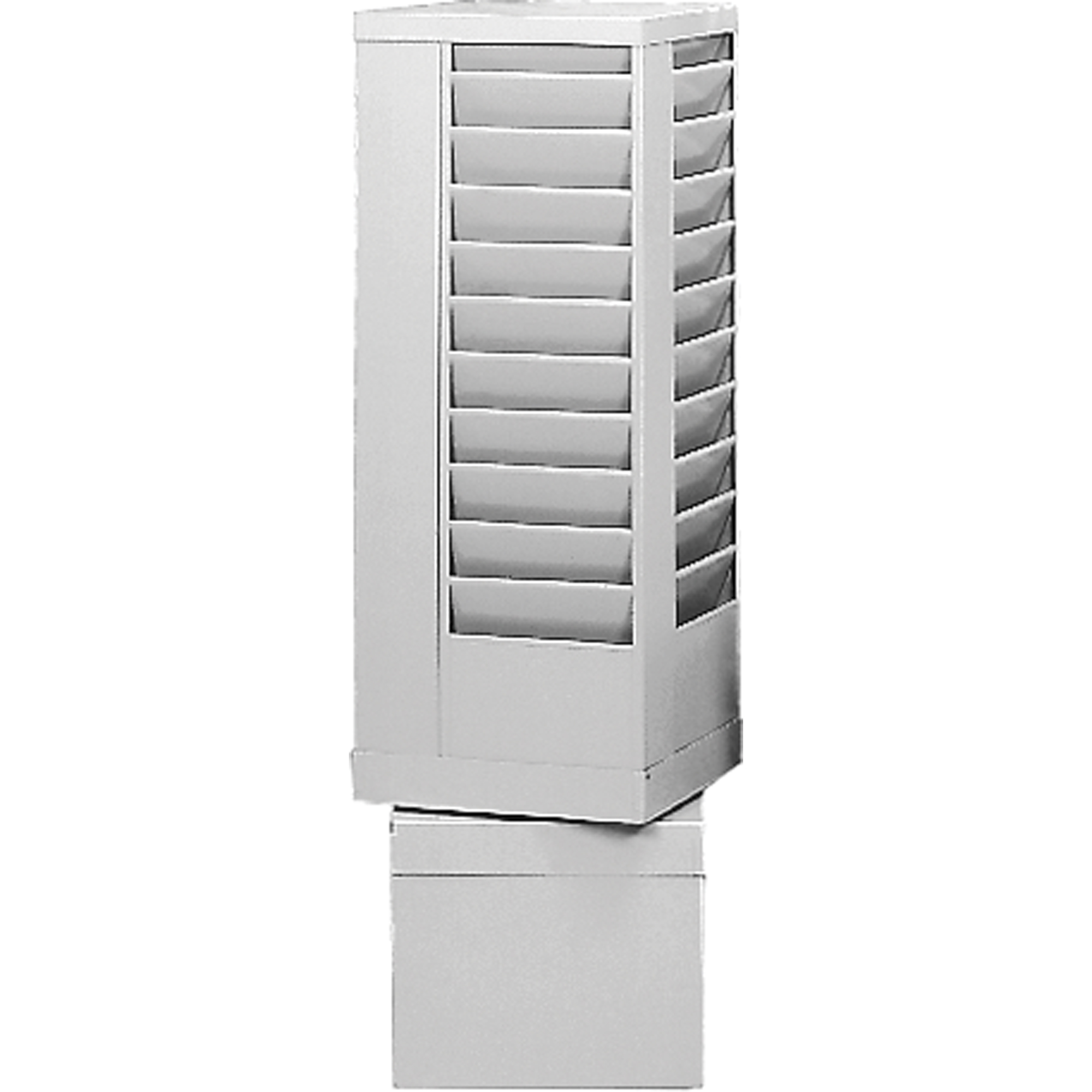 Présentoirs, Rotatif, 44 fentes, Acier, 14-1/8" la x 14-1/8" p x 48-1/2" h