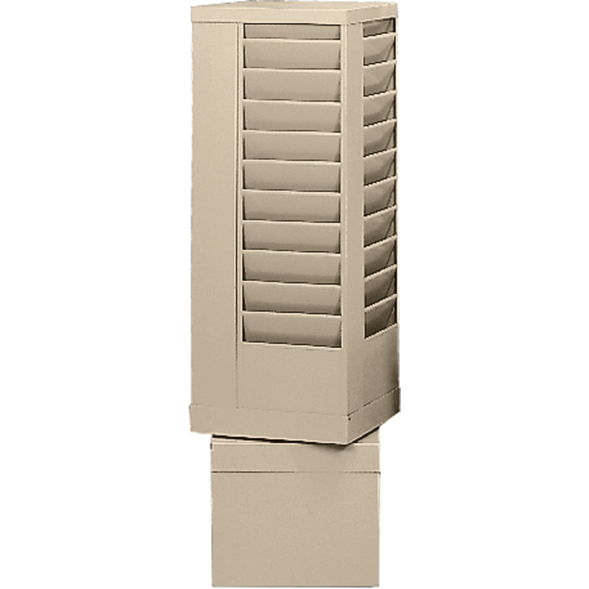 Présentoirs, Rotatif, 44 fentes, Acier, 14-1/8" la x 14-1/8" p x 48-1/2" h