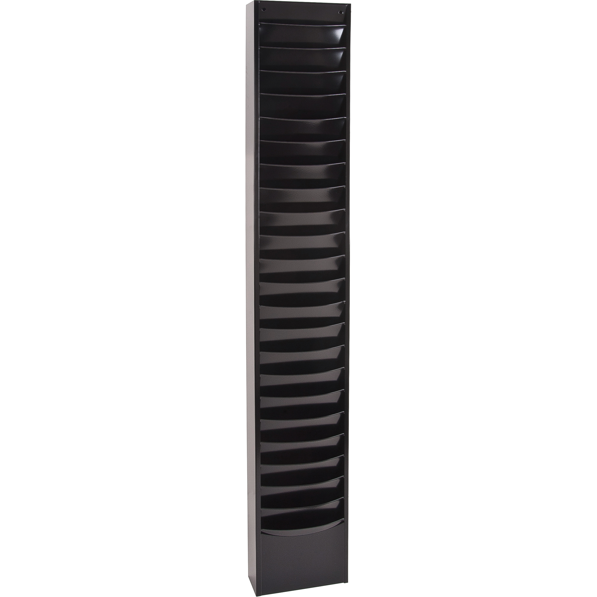 Présentoirs, Stationnaire, 23 fentes, Acier, 9-3/4" la x 4-1/8" p x 65-1/2" h