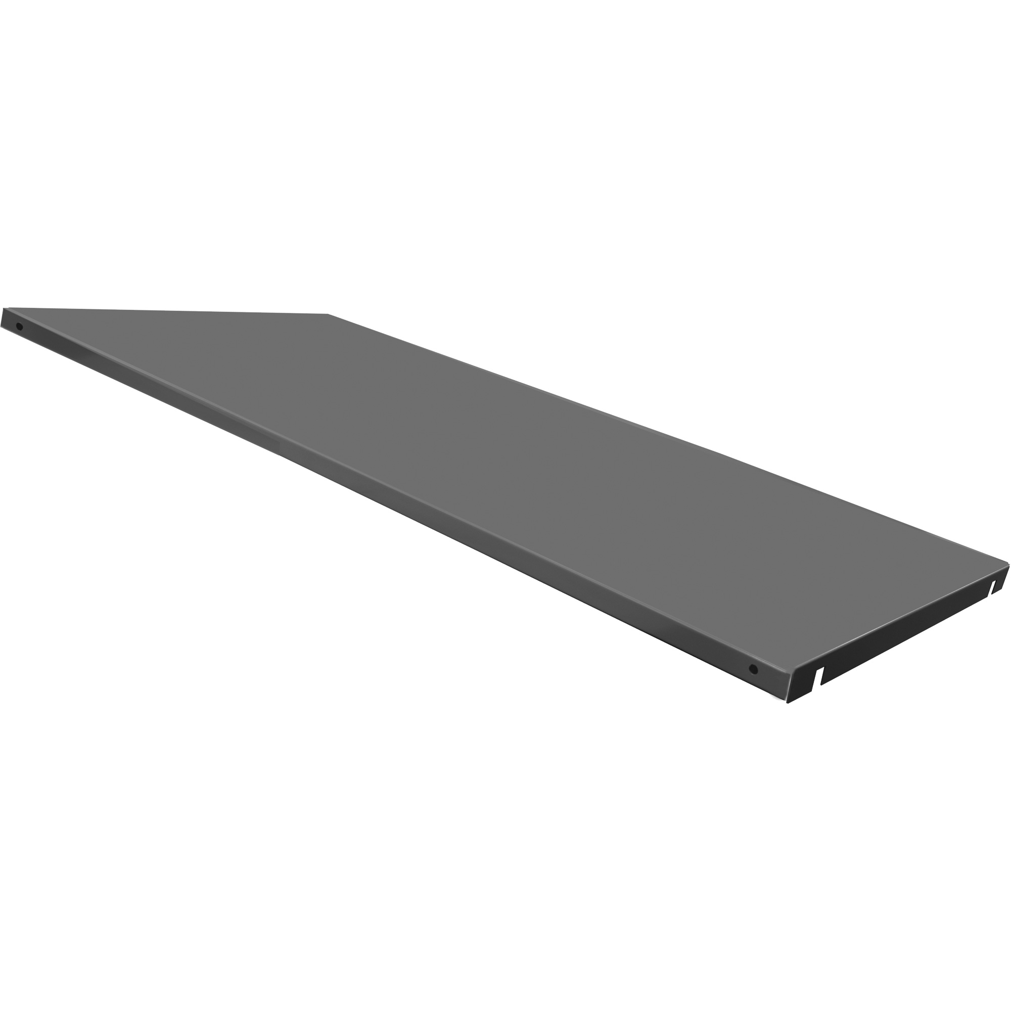 Tablette pour étagère à usage intensif, 47-7/8" x 17-7/8", Capacité de 3000 lb, Acier, Gris