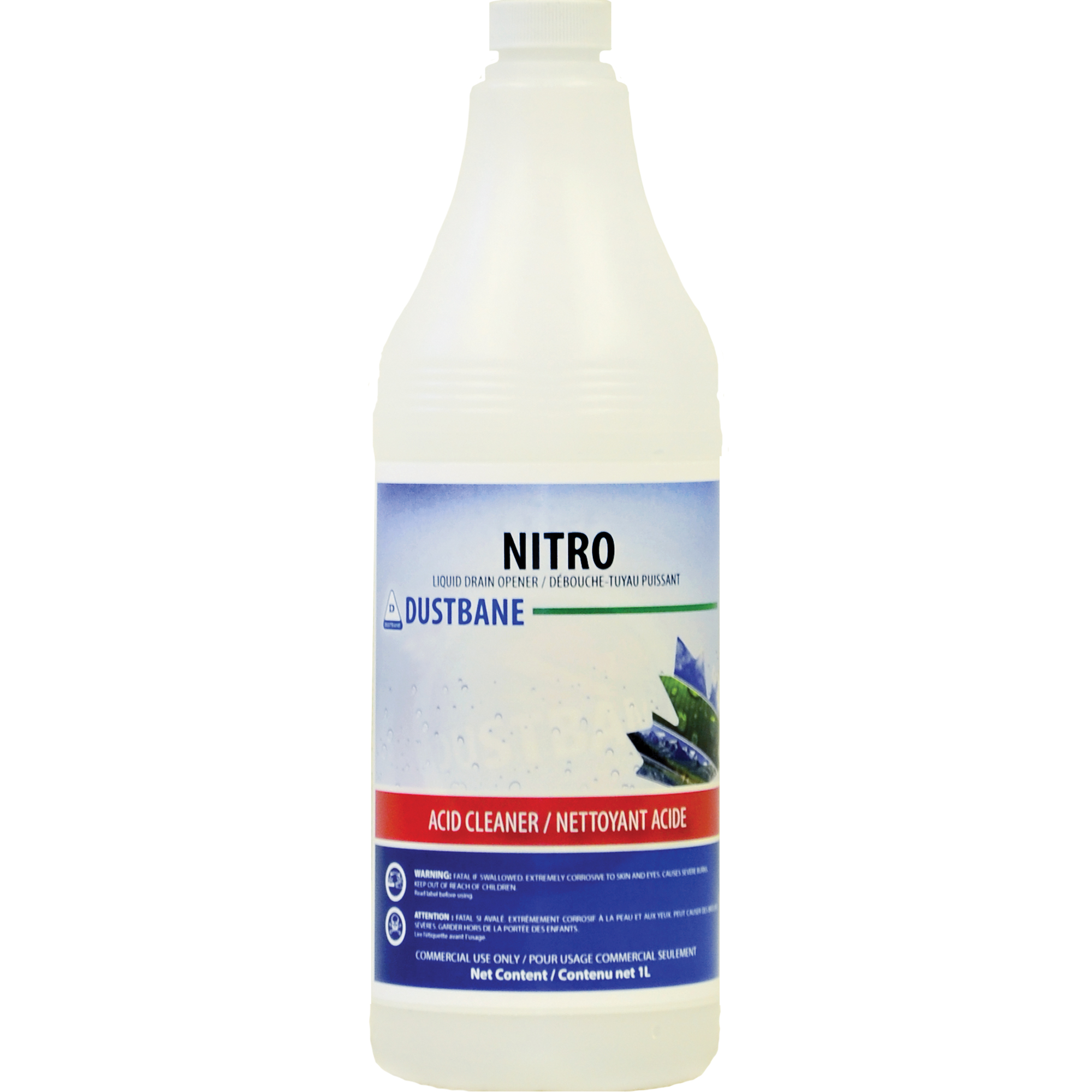 Déboucheur de drain liquide Nitro, 1 L, Bouteille