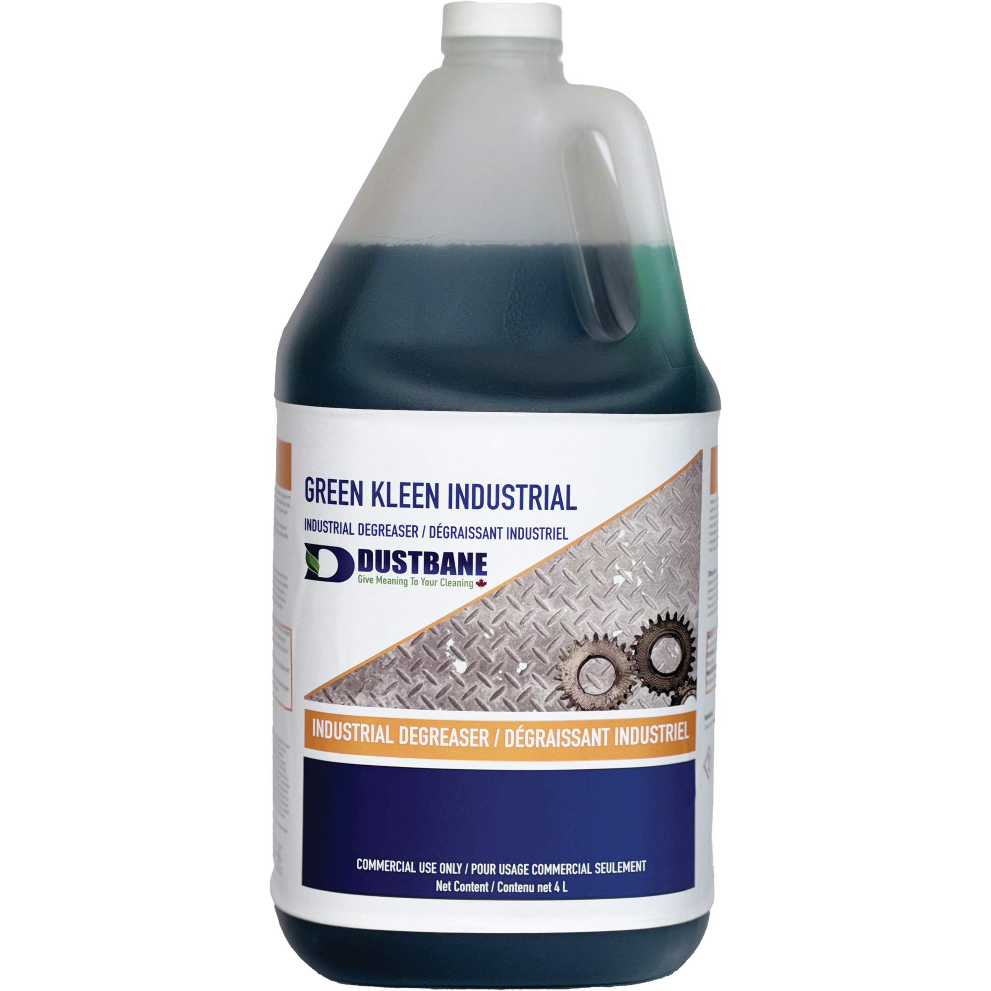 Dégraissant industriel & nettoyant de résidu de refroidissant Green Kleen, 4 L, Cruche