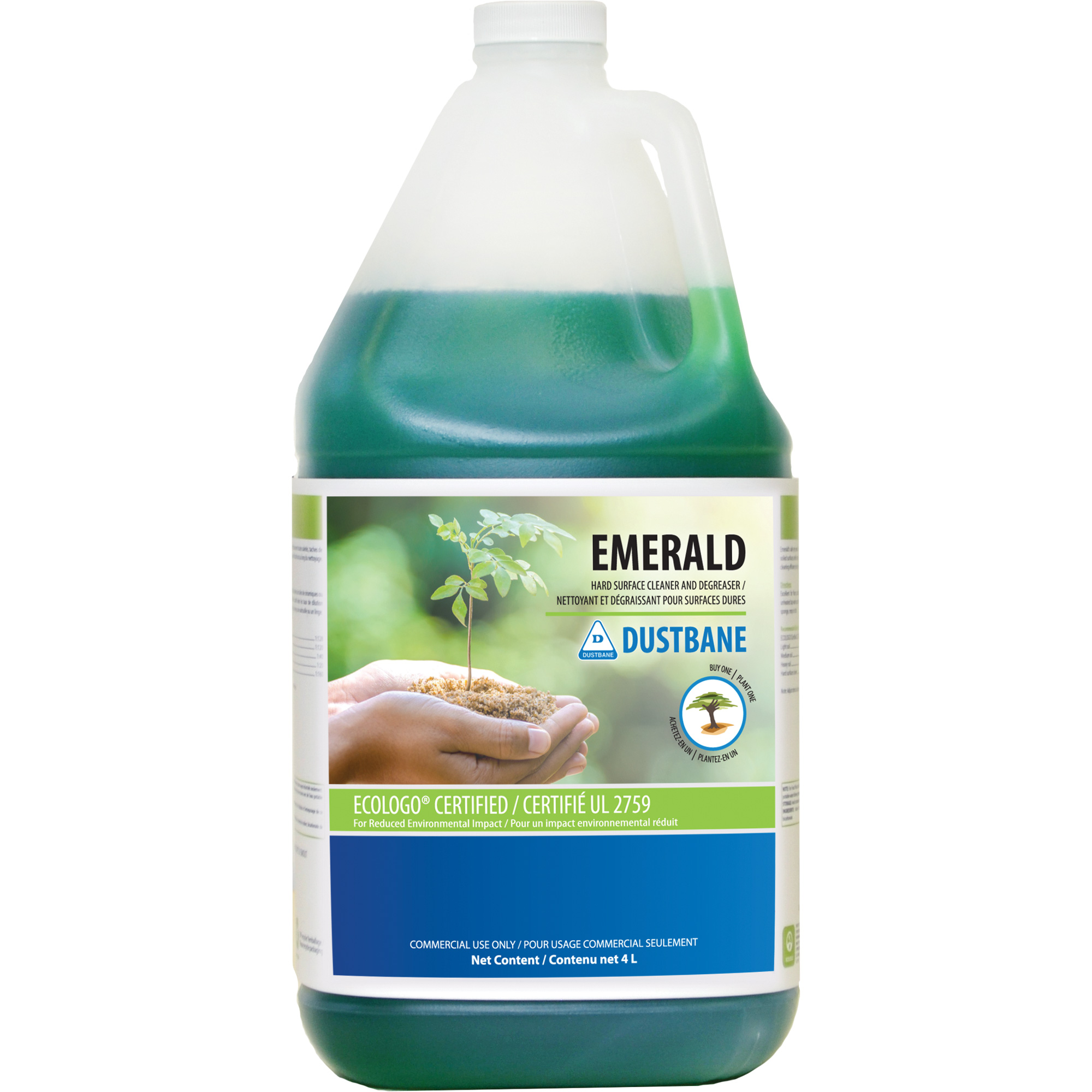 Désinfectants et nettoyants Emerald, 4 L, Cruche