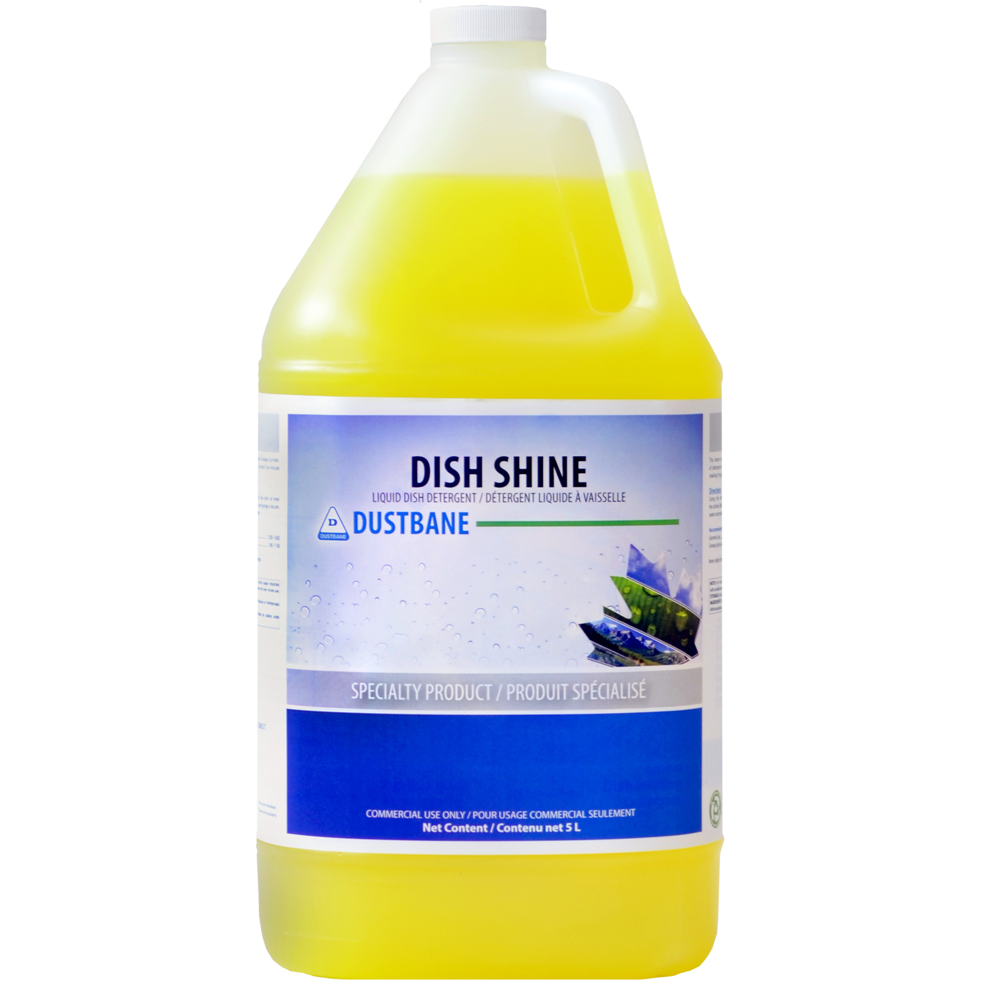 Détergent Dish Shine, Liquide, 5 L, Citron