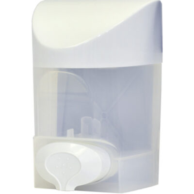 Distributrice pour savon lotion à dessus ouvert, À pression, Capacité de 800 ml, Format Vrac