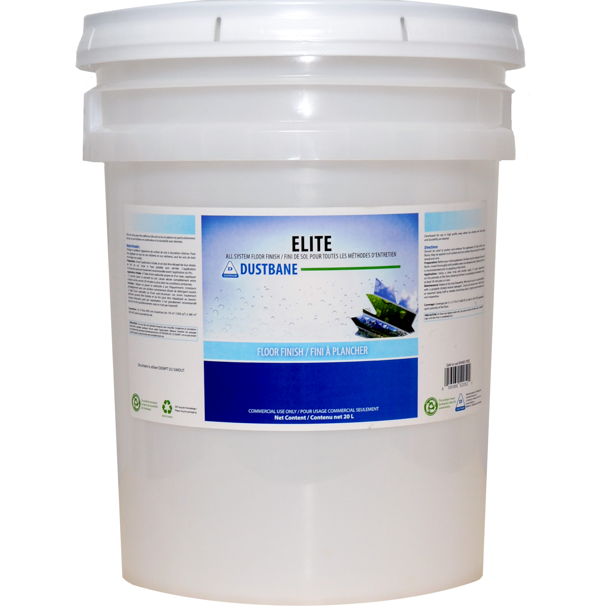 Fini pour plancher Elite, 20 L, Cruche