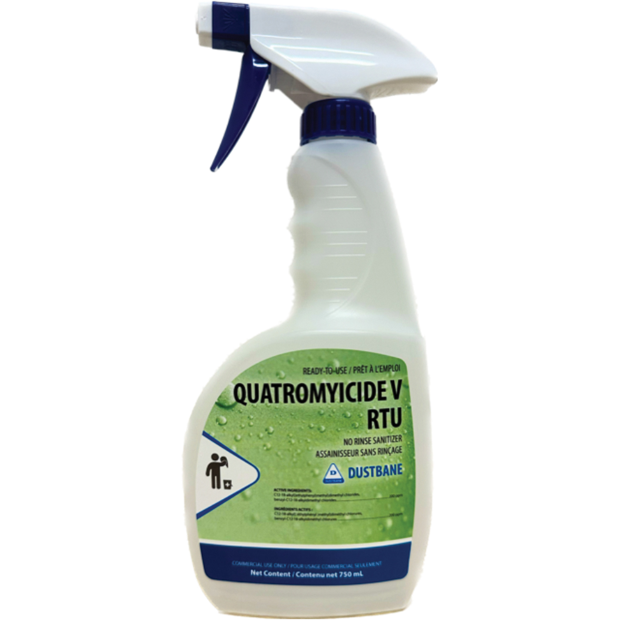 Germicide liquide Quatromyicide II, 750 ml, Bouteille à gâchette
