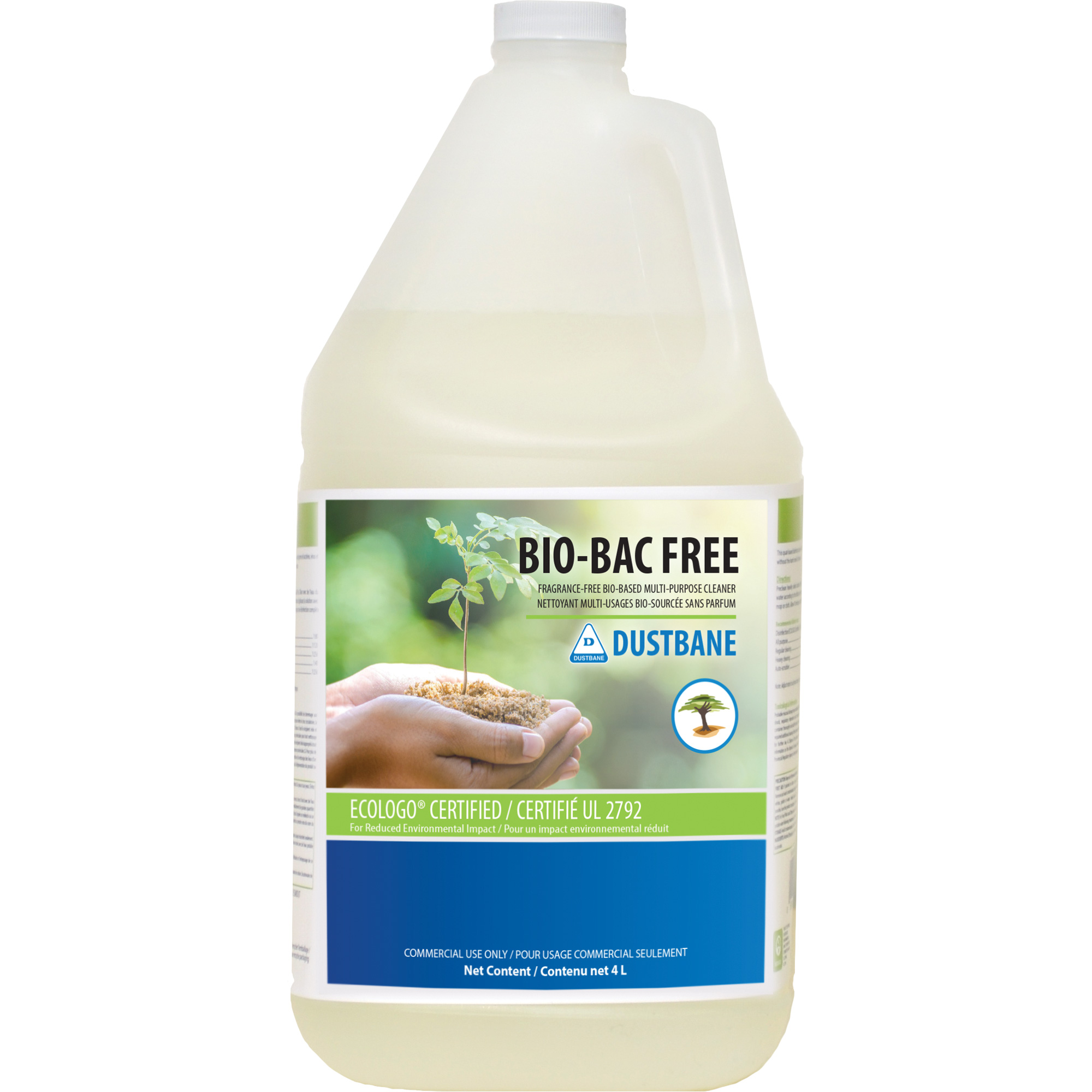 Nettoyant à usages multiples Bio-Bac Free, 4 L