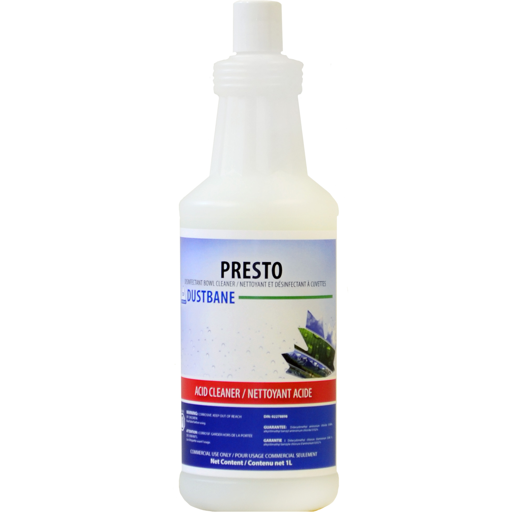 Nettoyant désinfectant à cuvettes Presto, 1 L, Bouteille