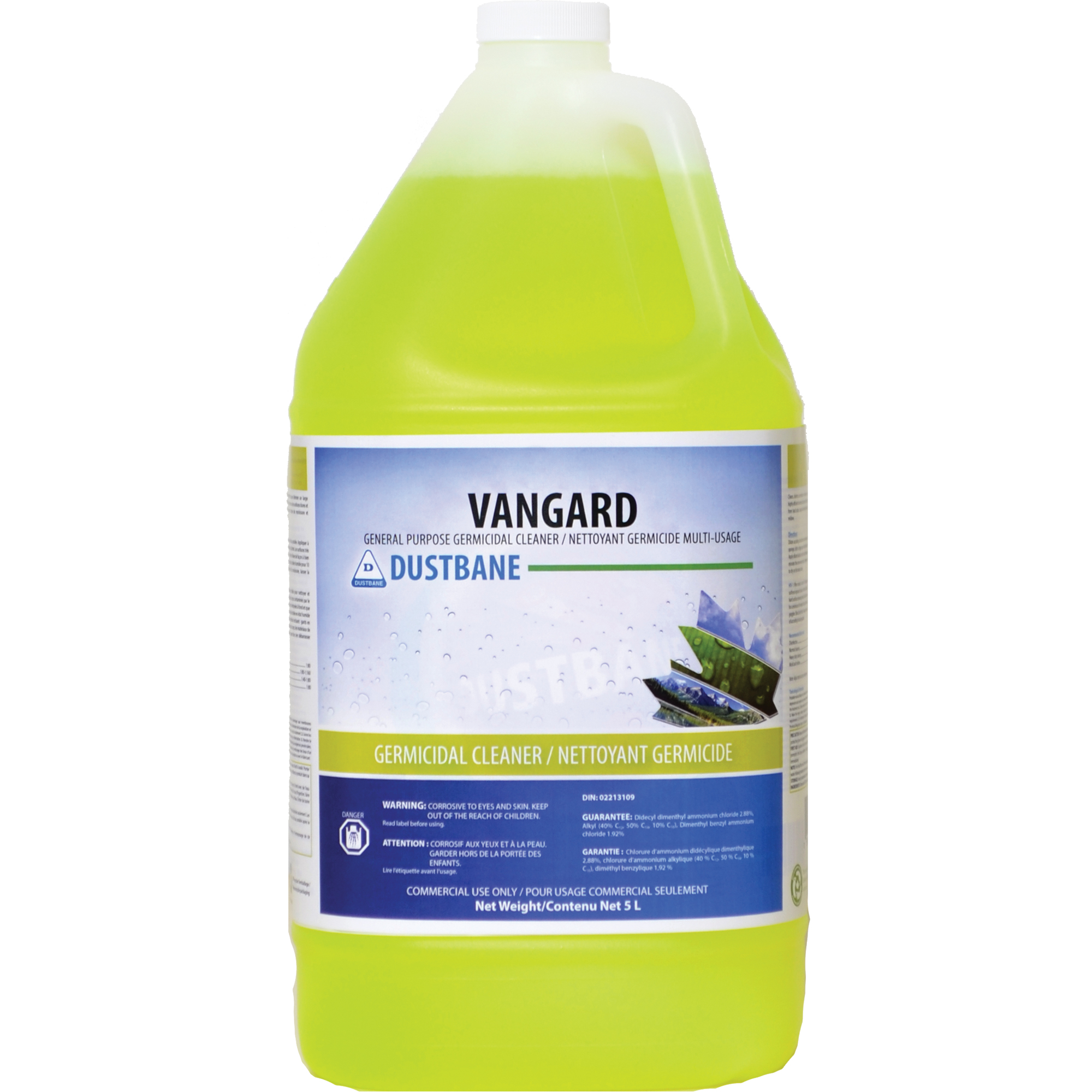 Nettoyant germicide d'usage général Vangard, 5 L, Cruche
