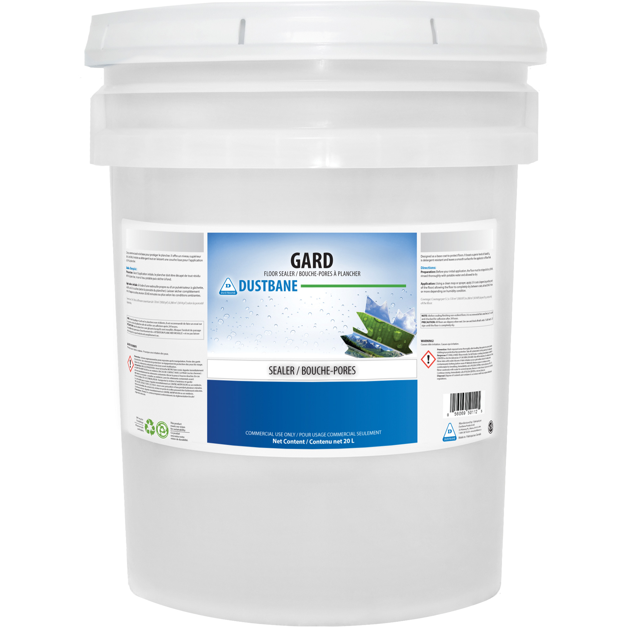 Scellant pour plancher Gard, 20 L, Baril