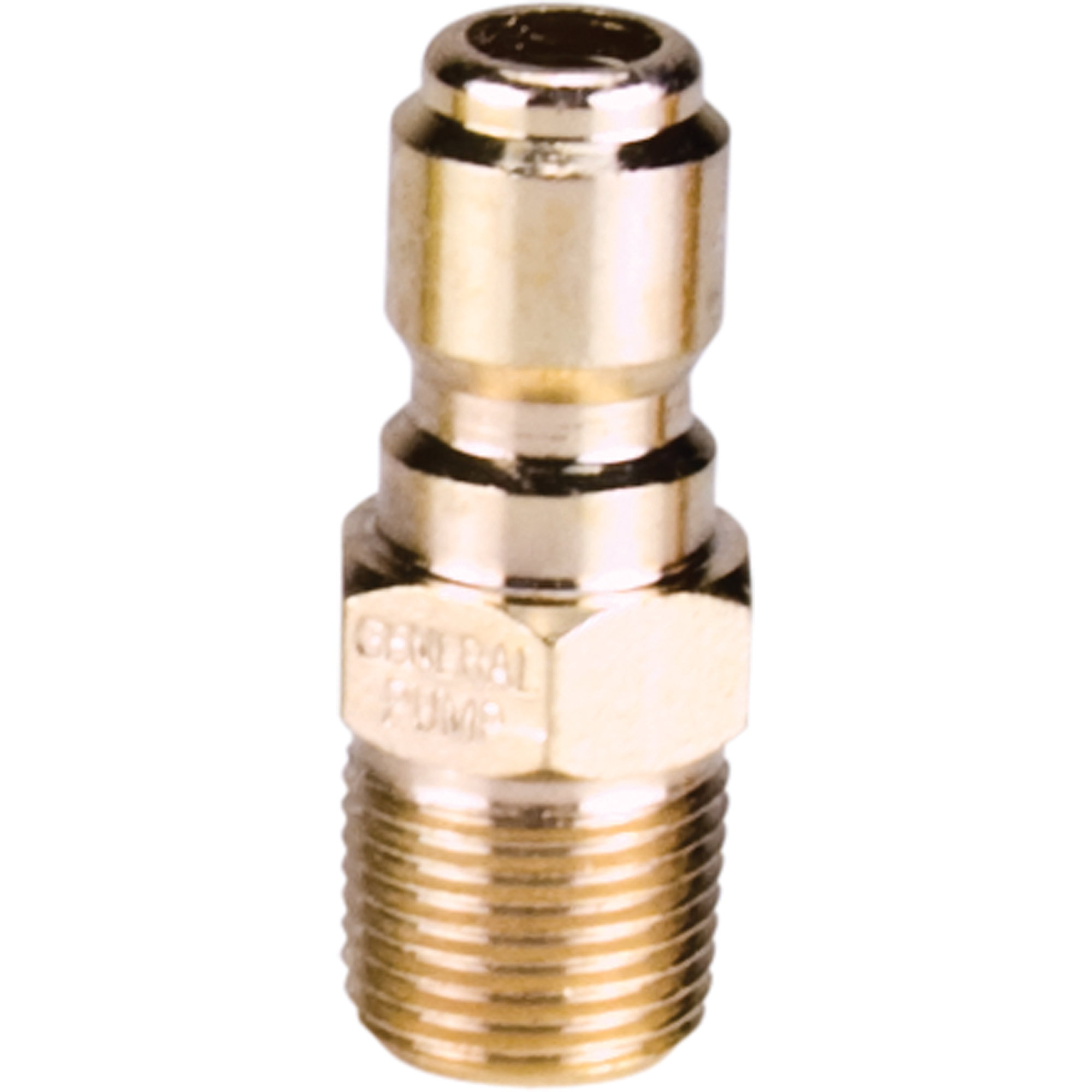 Connecteur mâle 3/8" à désaccouplement rapide en acier plaqué