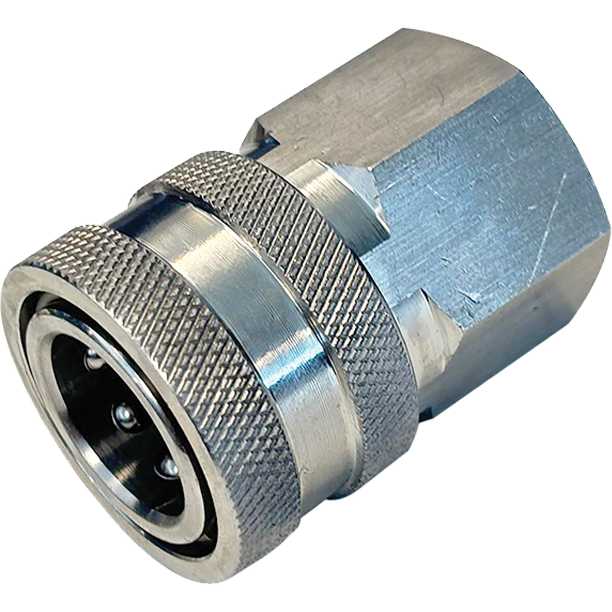 Douilles femelles 3/8" à désaccouplement rapide en acier inoxydable 316