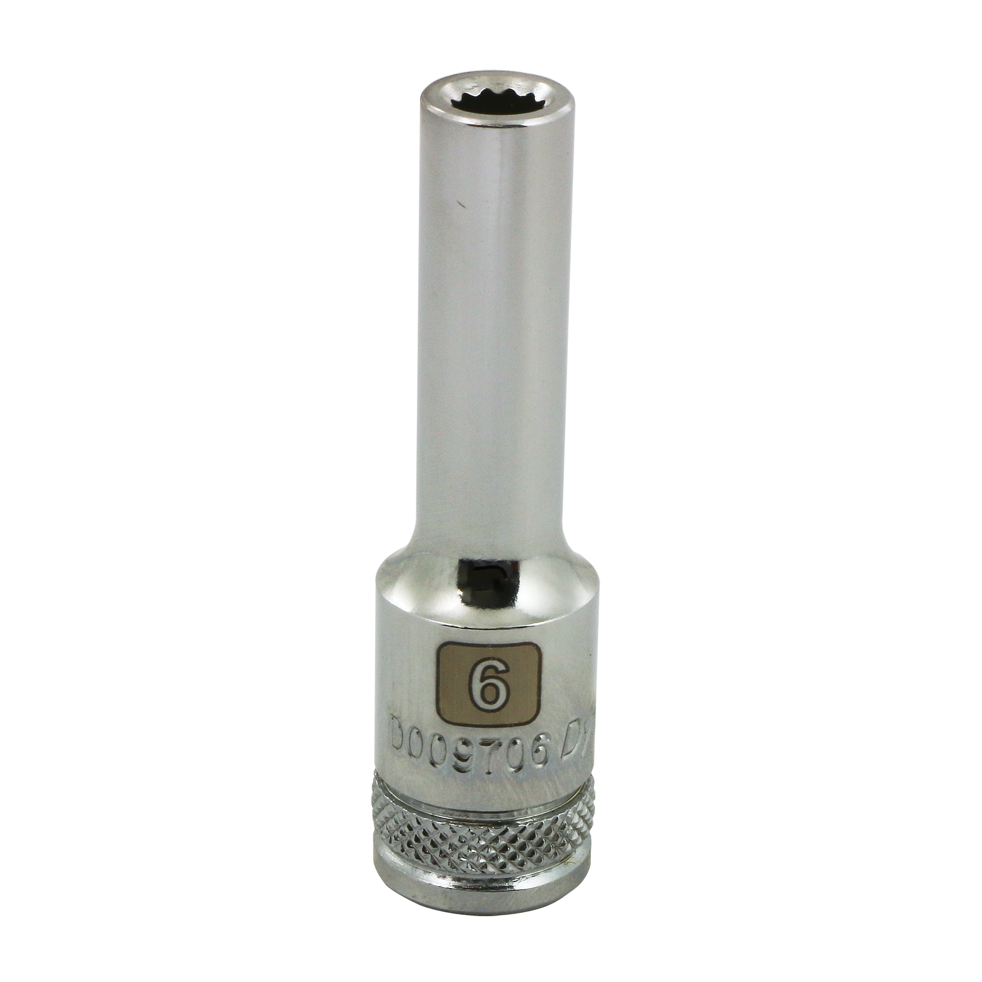 Douille métrique, 17 mm, Prise 3/8", 12 pans, Profond