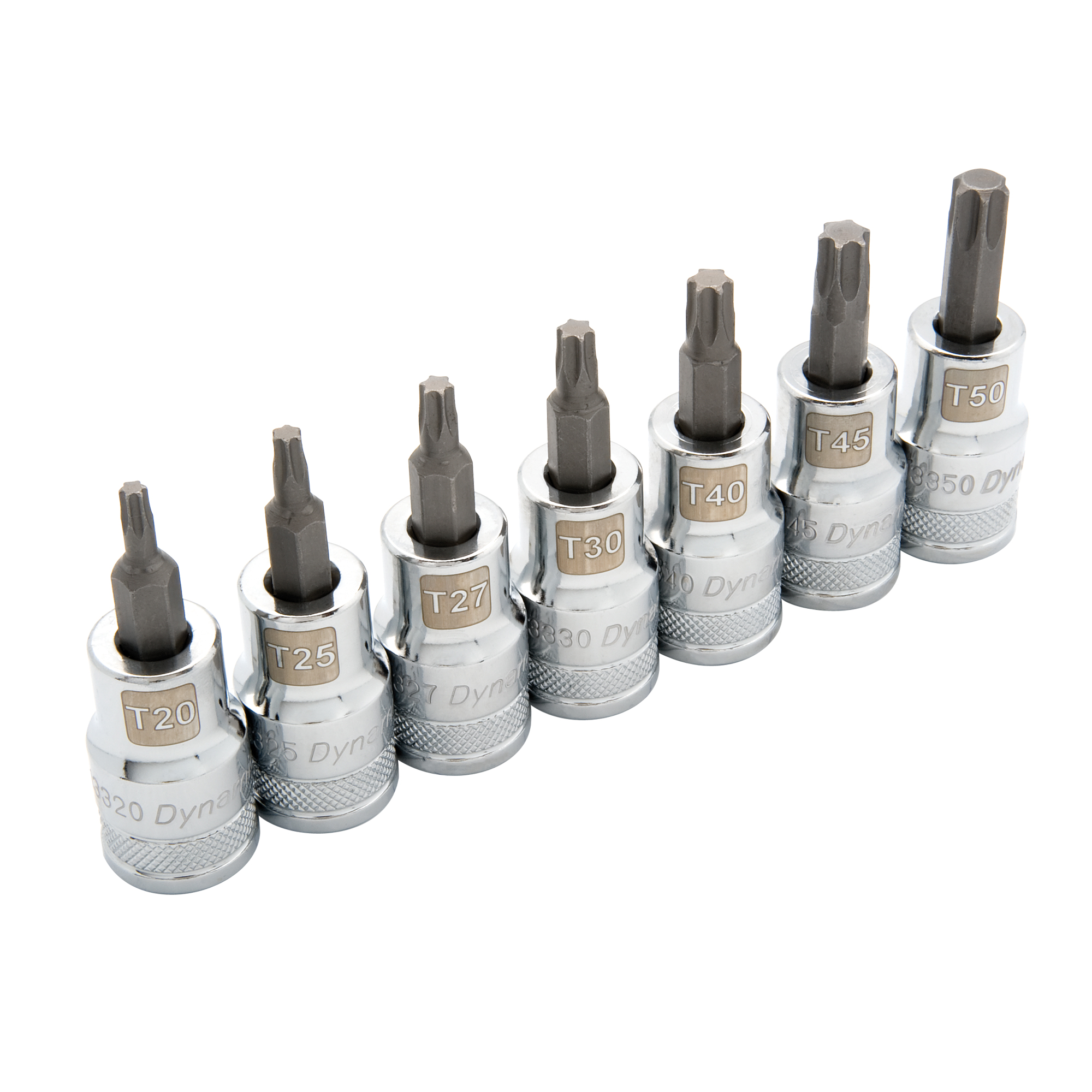 Jeu de douilles standards, TorxMD, Prise 1/2", 7 mrcx
