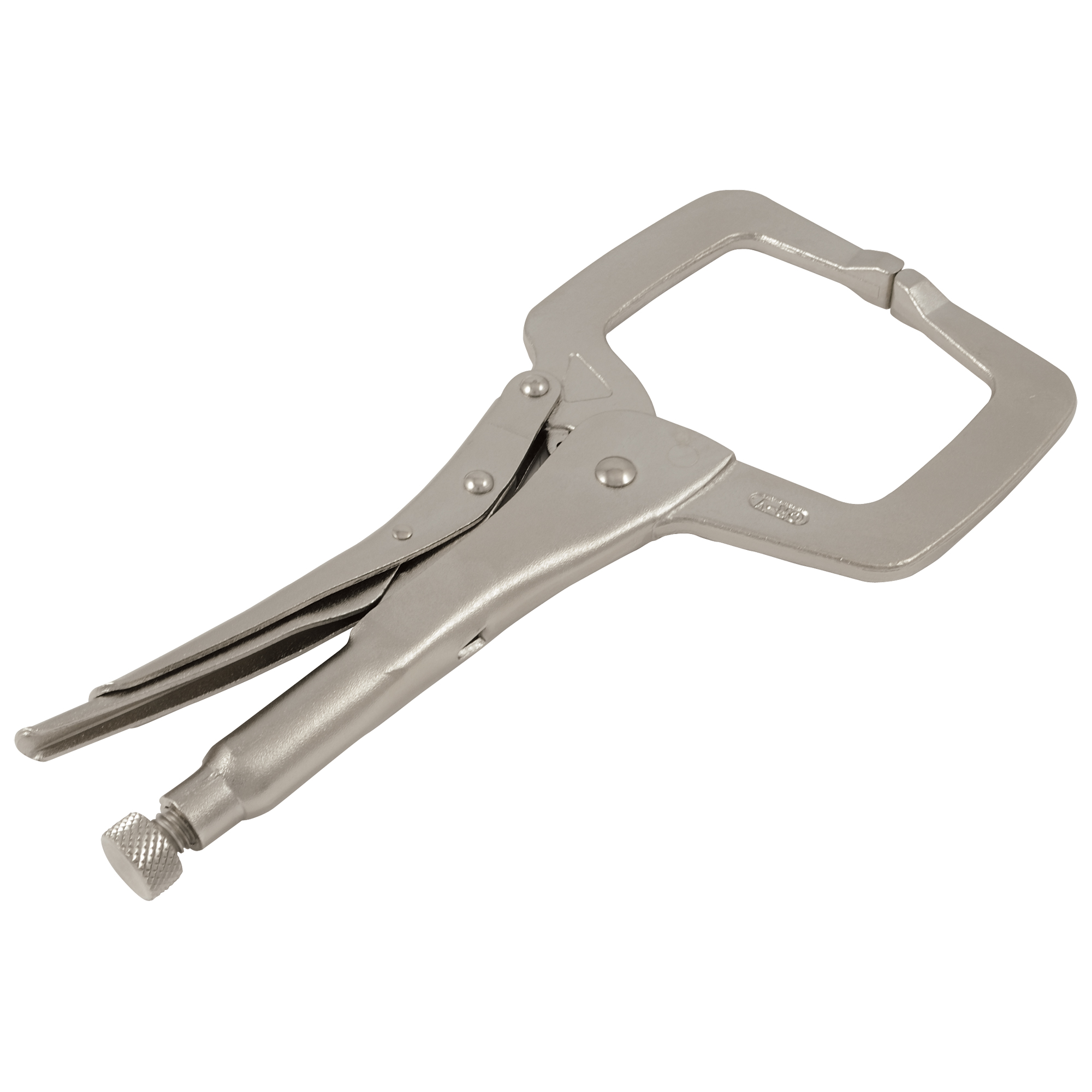Pinces-étaux verrouillables avec coussins pivotants, Longueur 11", Pinces serre-joints