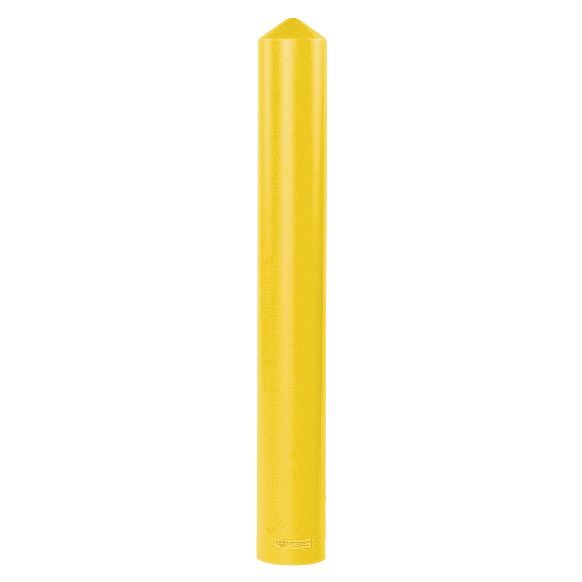 Enveloppe lisse pour butoir, 4" dia. x 56" l, Jaune