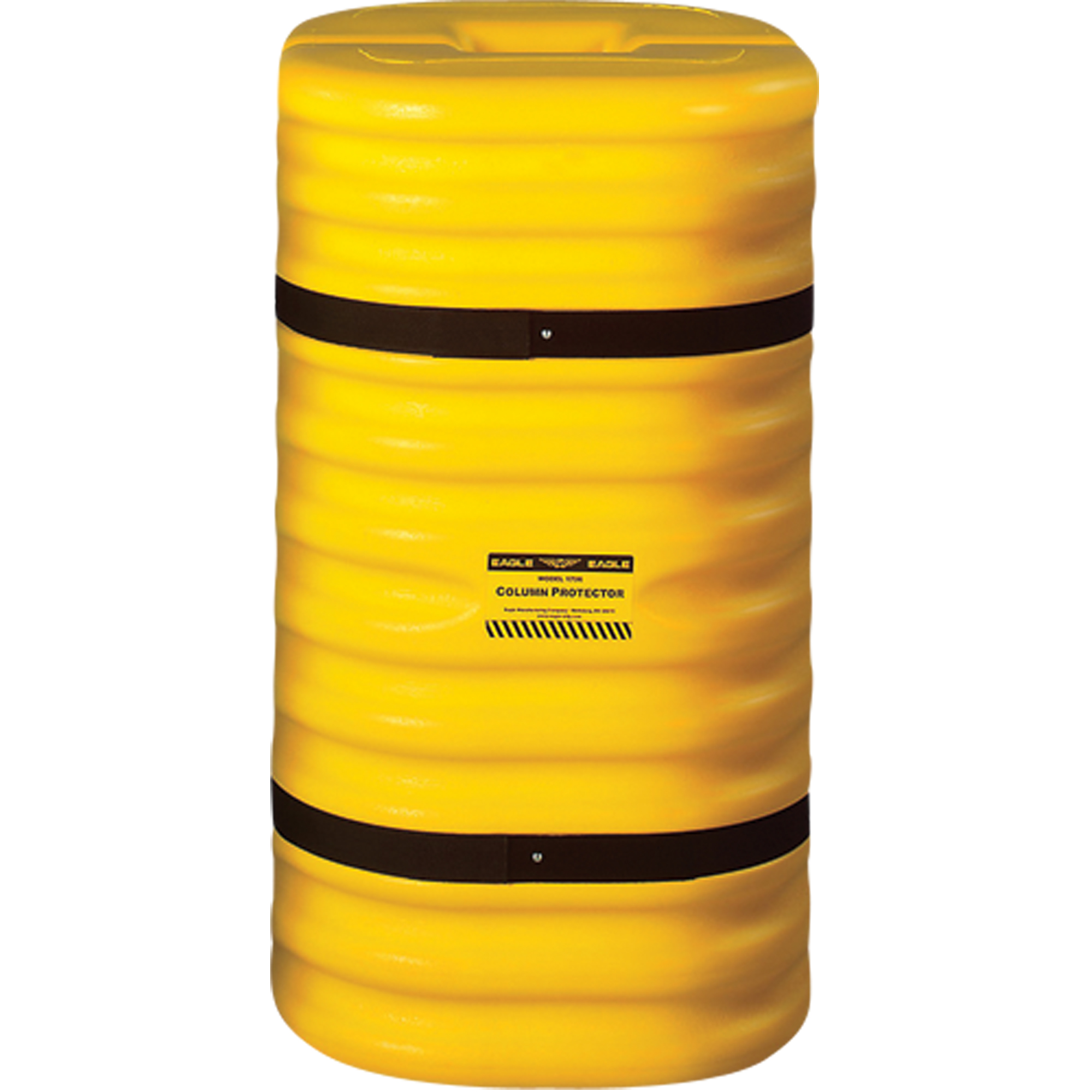 Protecteur de colonne, Ouverture intérieure 10" x 10"/10" x 10", 24" lo x 24" la x 42" h, Jaune