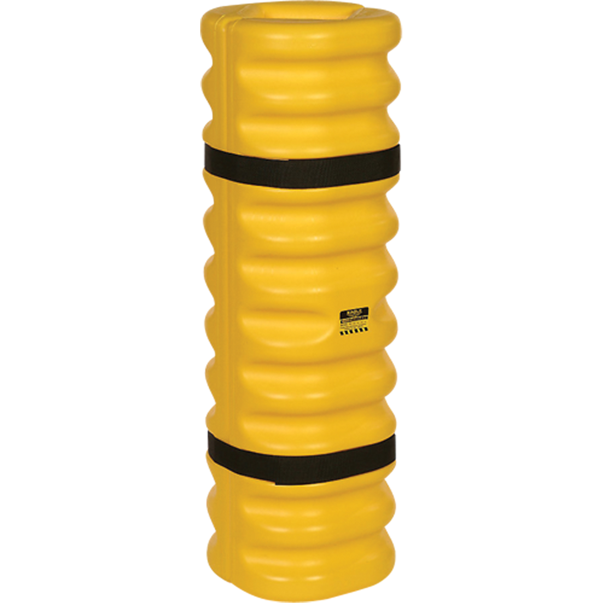 Protecteur de colonne, Ouverture intérieure 4" x 6", 13" lo x 13" la x 42" h, Jaune