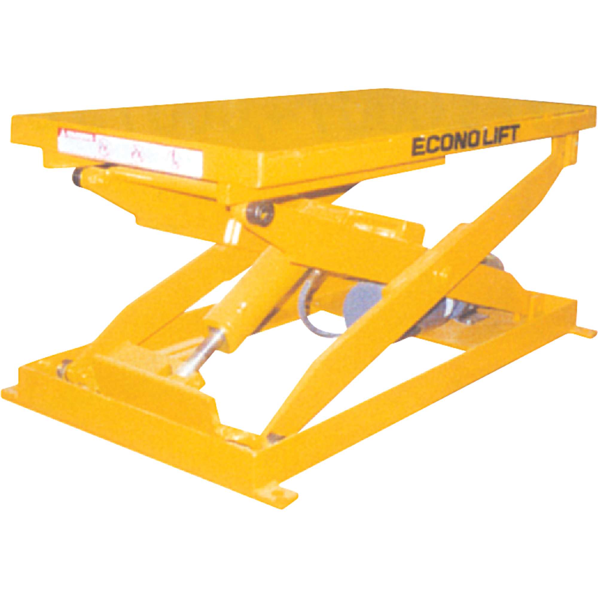 Table élévatrice hydraulique à ciseaux, Acier, 48" lo x 24" la, Capacité 2000 lb