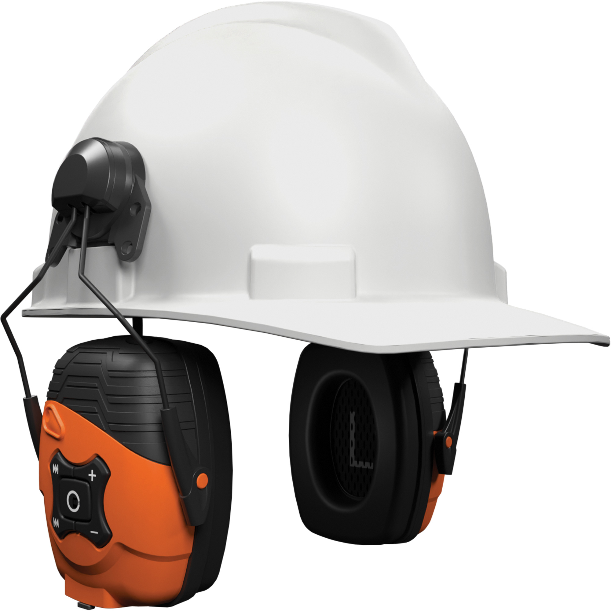 Écouteurs Bluetooth 2.0 Link orange sécurité, Style Fixation pour casque, 21 dB