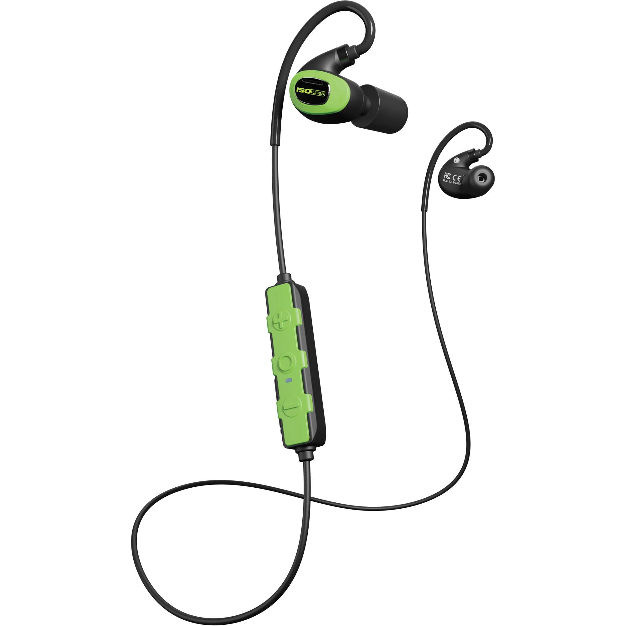 Écouteurs Bluetooth 3.0 Pro vert sécurité pour écoute seulement