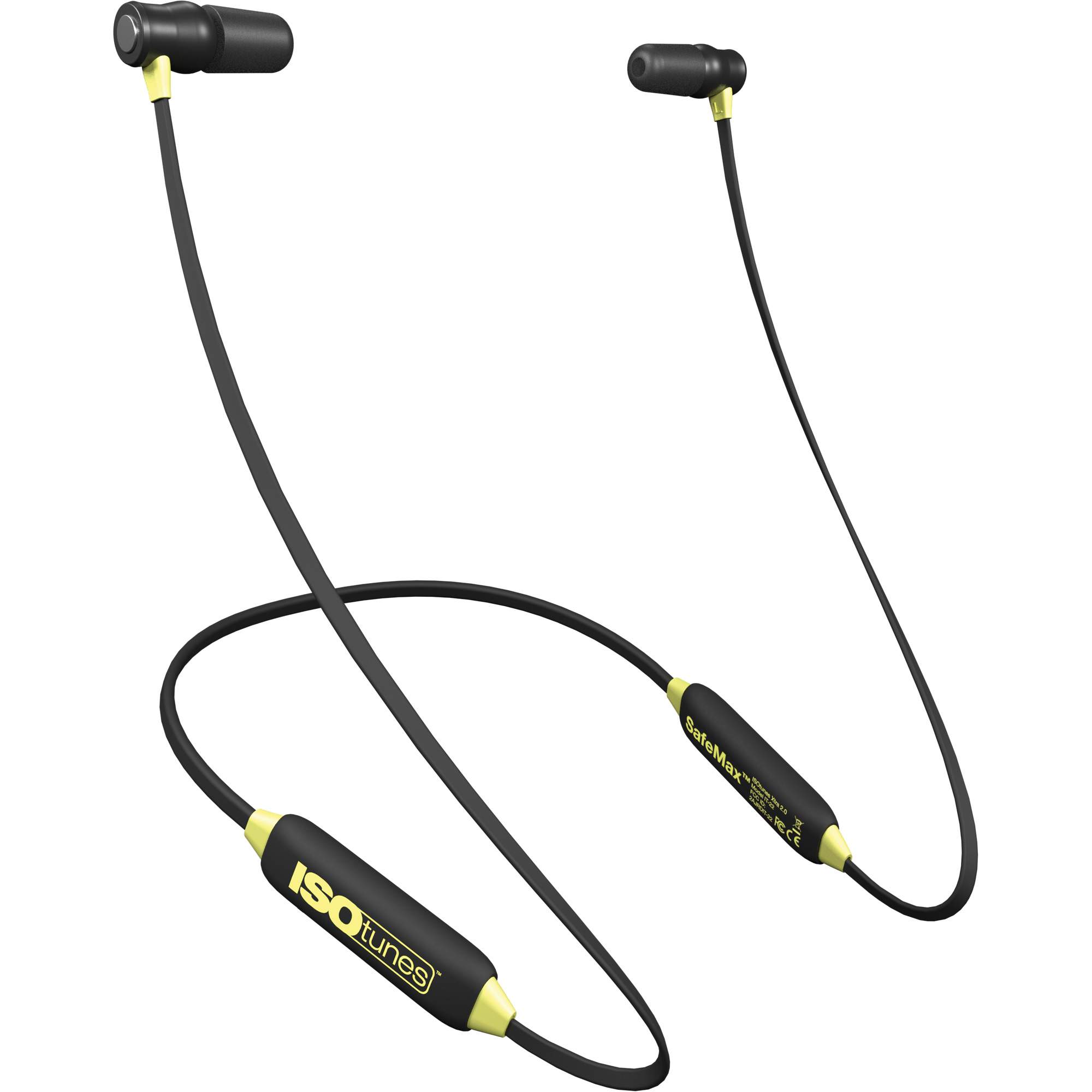 Écouteurs Bluetooth Xtra 2.0 jaune & noir