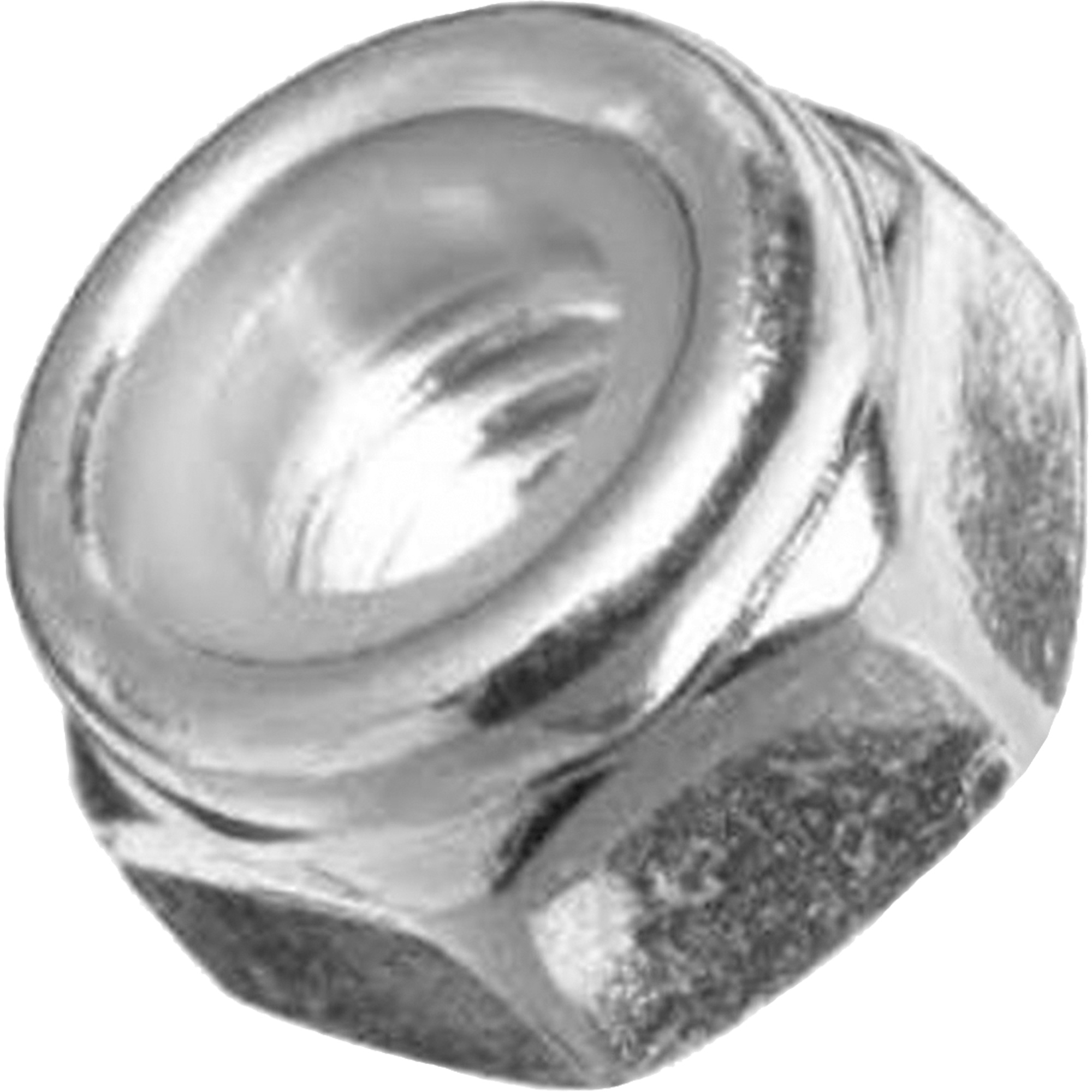 Écrou Nylock, 3/8"-16 dia, Zingué, Corsé