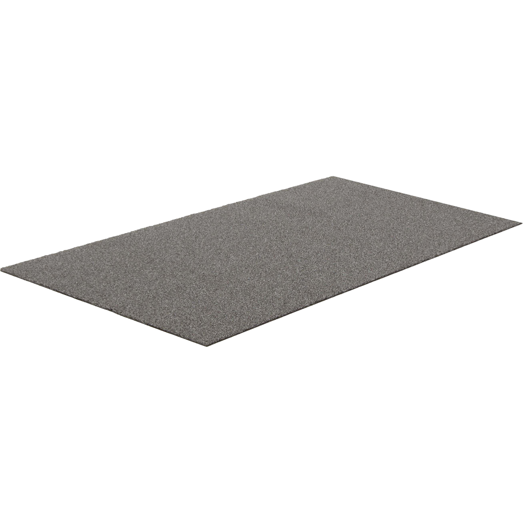Tapis d’intérieur/extérieur Tundra, Latex/Polypropylène, Grattoir Type, Motif Velours touffeté, 3-1/2' x 10', Charbon