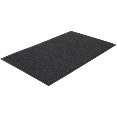 Tapis d’intérieur Style-PointMC, Essuie-pieds/grattoir, 3' x 10' x 1/4", Gris foncé