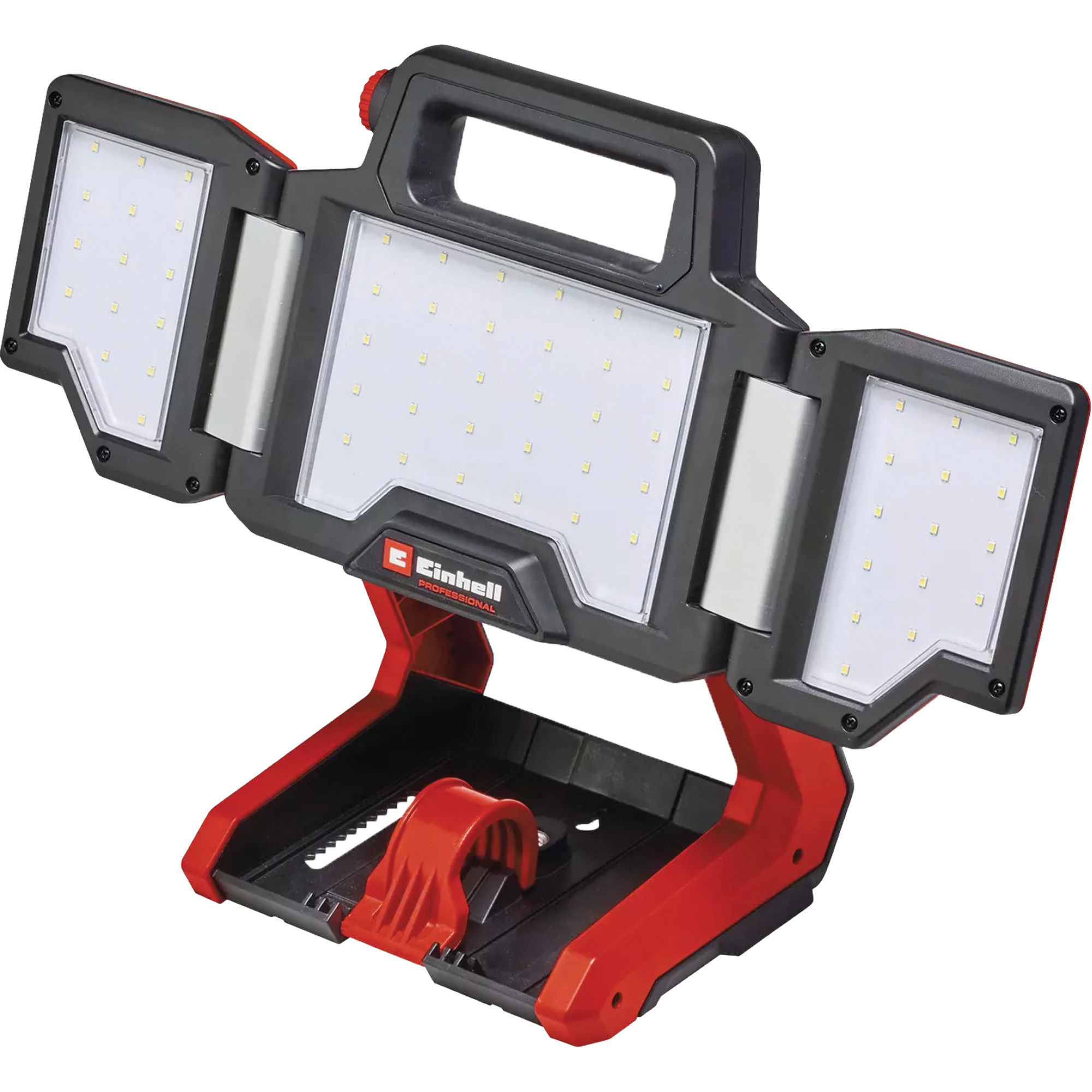 Lampe de travail à DEL professionnelle à panneaux pliants lumens sans fil 18V, DEL, 3600 lumens
