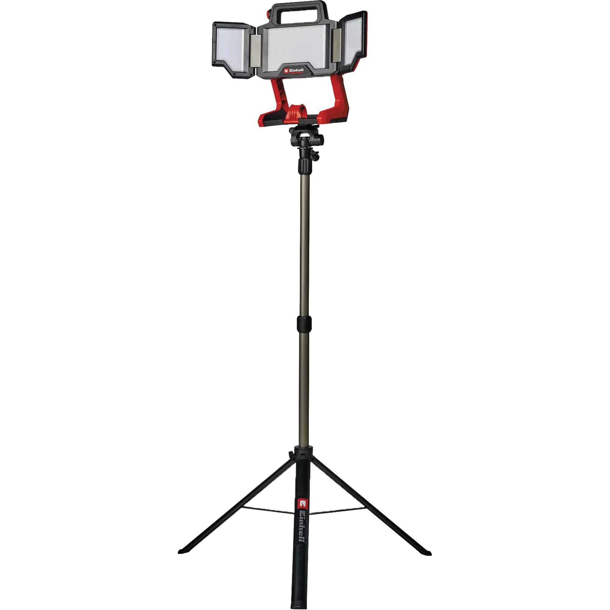 Lampe de travail à DEL professionnelle à panneaux pliants lumens sans fil 18V sur trépied, DEL, 3600 lumens